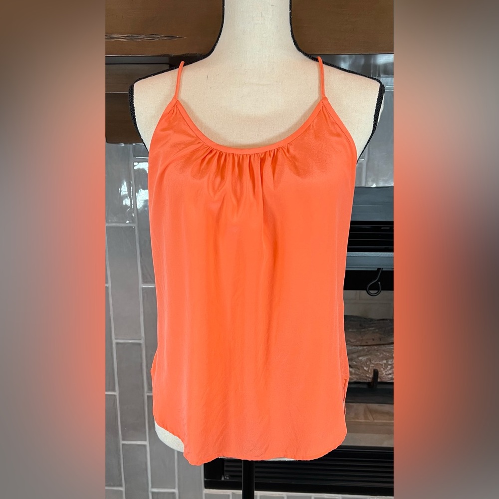 Trina Turk 100% Silk Halter Tank Top size small